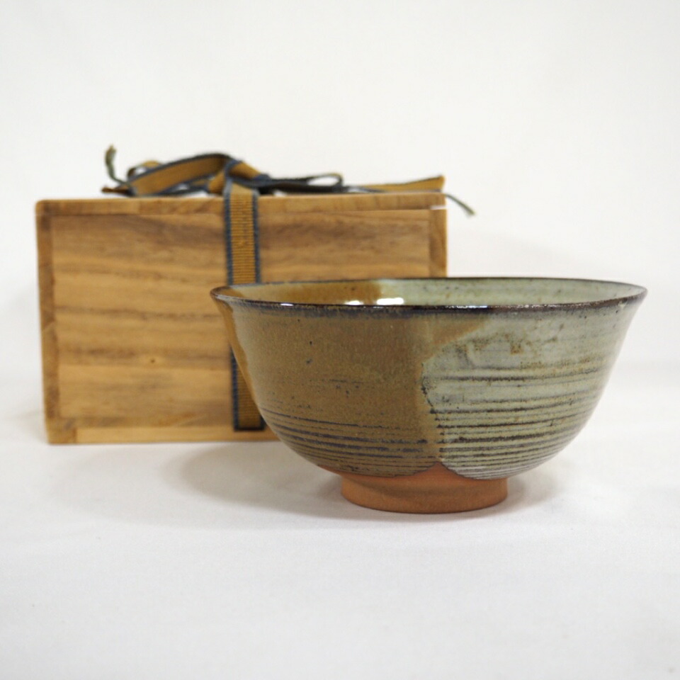 【五月の特売品】十四代 亀井味楽作 高取焼 茶碗 茶道具【中古・美品】
