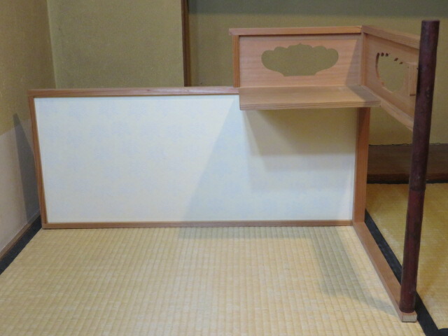 (四月◆特売品)即中斎好写 台目棚 江戸間用〔税込・送料込〕【中古・美品】