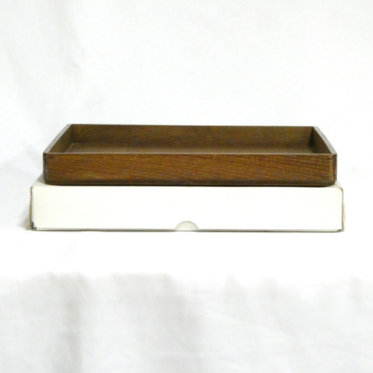 （六月☆特売品）七事式　一二三盆 桑 茶道具【中古】