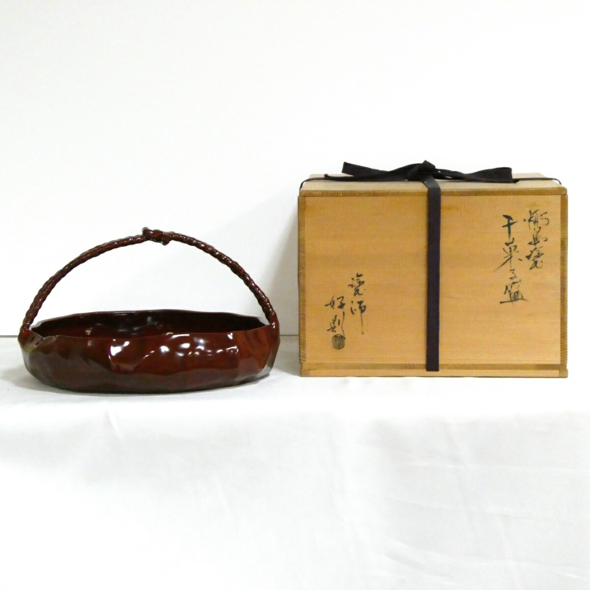 【七月の特売品】廣江好則作 輪島塗 菓子盆【中古 美品】
