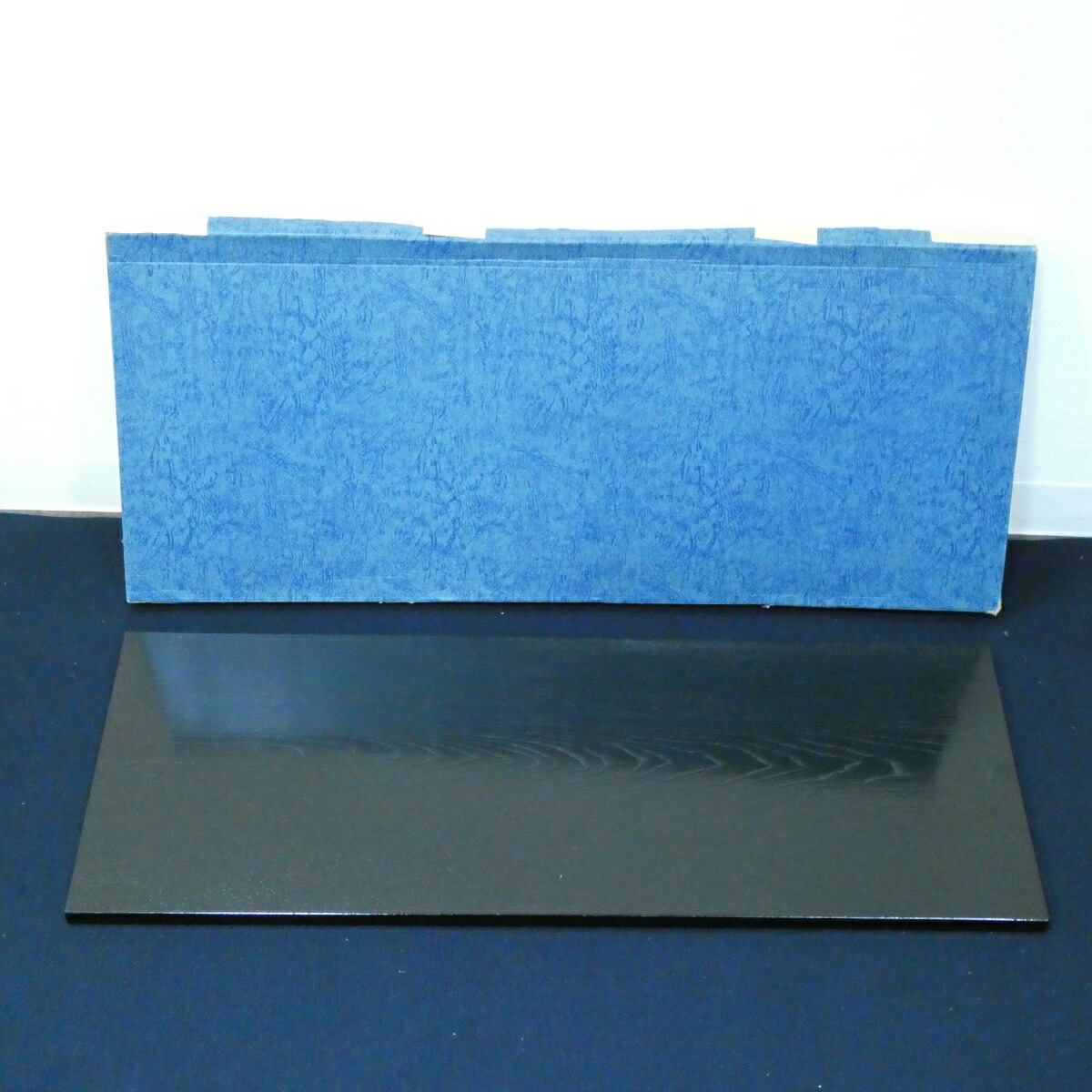 【炉用】掻合塗 長板 紙箱入り 柿合塗 お稽古 茶道具【中古 美品】