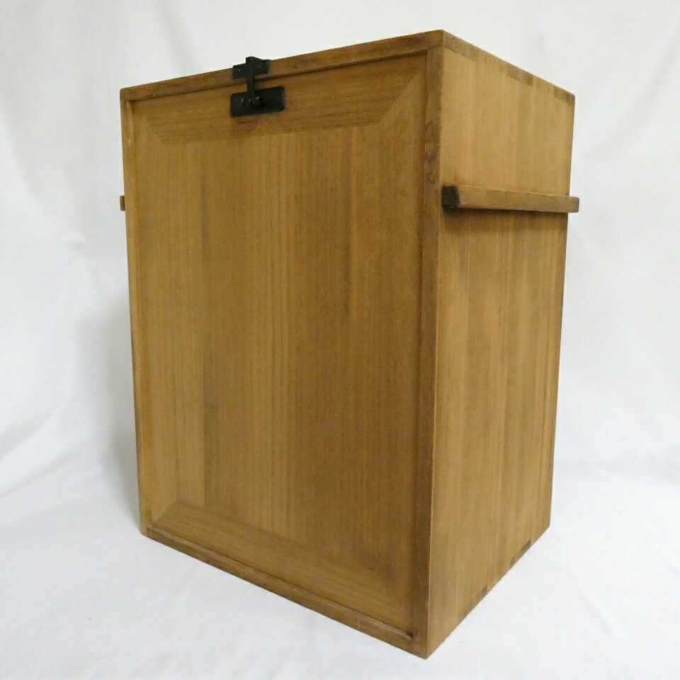 【※訳あり特価※】利休好 本桐 旅箪笥  茶道具 お稽古用棚 【中古】