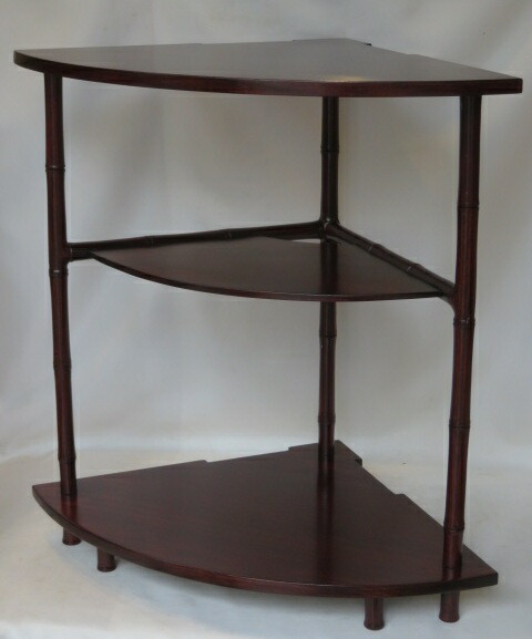 (十月◆特売品)扇面二重棚 固定式 紙箱入〈税込・送料込〉【中古・美品】