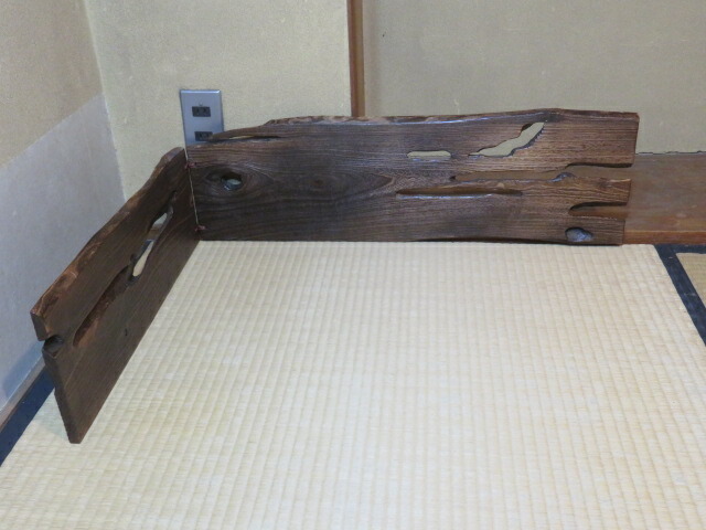 （十月◆特売品）桐両面使結界 小風炉先屏風「煎茶道具」〔税込・送料込〕【中古・美品】