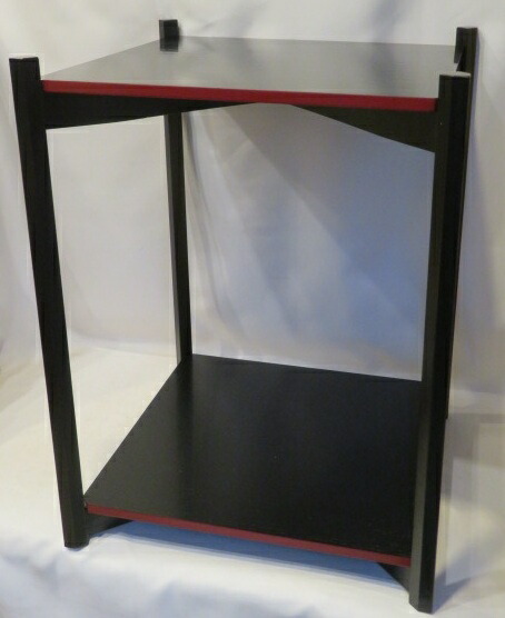 （十月◆特売品）平安表派 川瀬表完作 淡々斎好写 加寿美棚 「霞棚」小卓 【税込・送料込】【中古・美品】