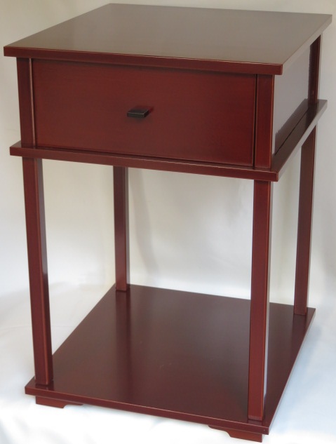 （十一月◆特売品）平安 指物師 伊藤表正作 江岑棚 組立て式 茶道具〔税込・送料込〕【中古】