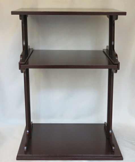 （十一月◆特売品）千歳棚 裏千家 淡々斎好写 組立式【税込・送料込】【中古・スレ】