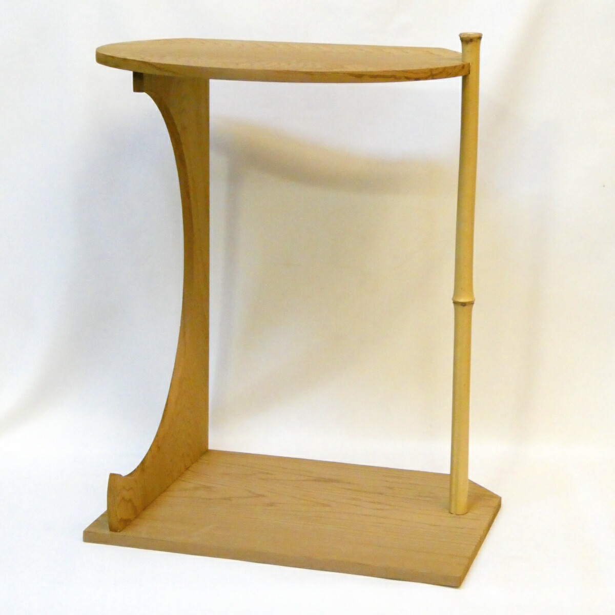 【棚ピタット付き】指物師 小林幸斎作 渚棚 杉木地 裏千家 淡々斎好写 赤杉 茶道具【中古 美品】