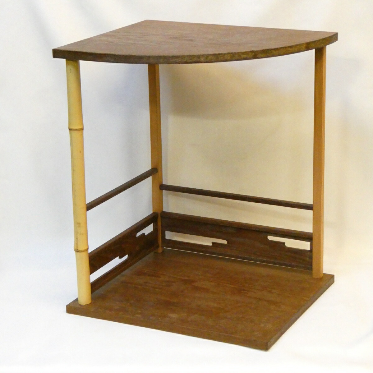 【鵬雲斎好写】三成棚 組立式 裏千家 お稽古に 茶道具【中古】