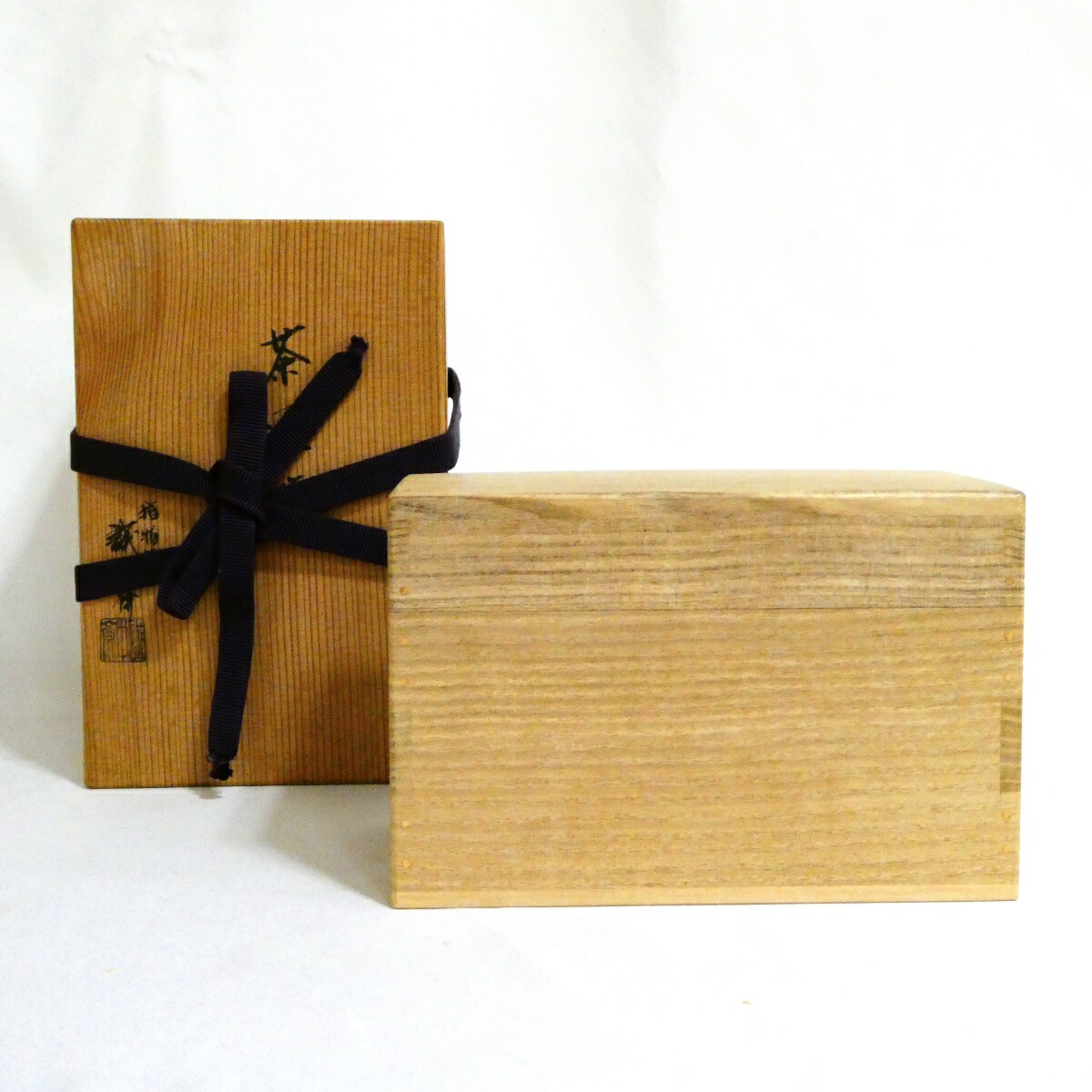 三代 稲尾誠中（誠中斎）作 利休好 茶通箱 桐木地 茶道具 【中古 美品】