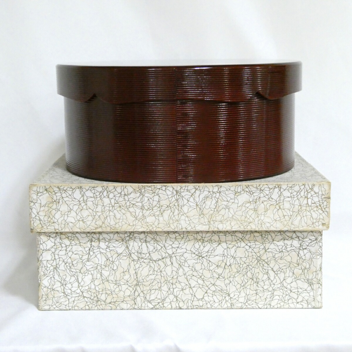 (六月☆特売品) 裏千家 千歳盆 木製 漆塗【税込・送料込】