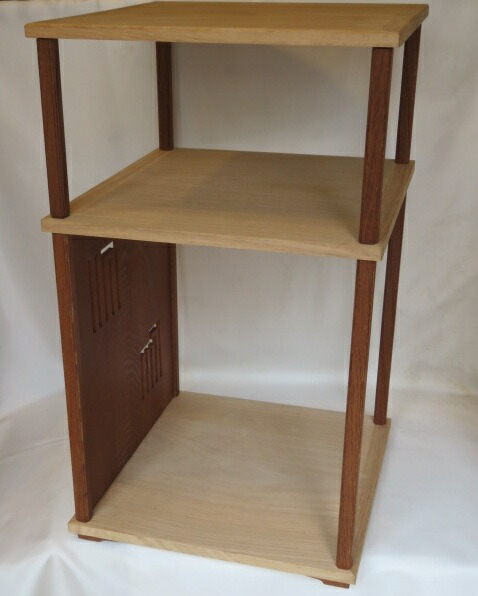 （決算）平安 川瀬表完作 裏千家流 圓能斎好写 源氏棚【税込・送料込】【中古・ヒビ】