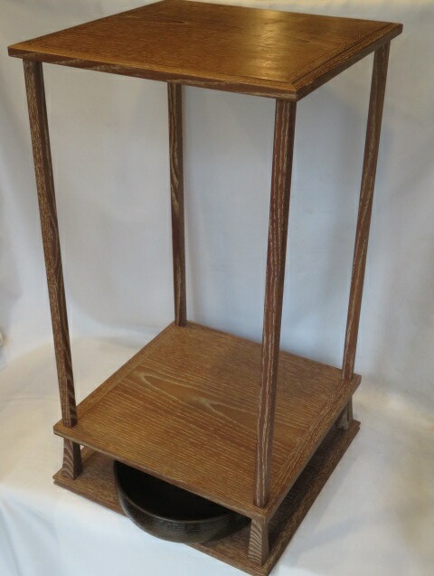 （弥生）仙叟好 桑小卓と 唐銅卓下建水付【税込・送料込】【中古品】