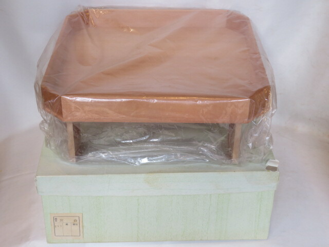 （弥生）檜利休形 炭台 茶道具 【税込・送料込】【中古・未使用】