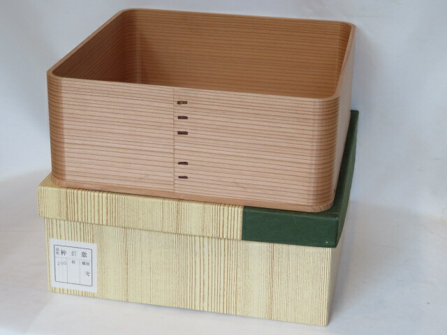 （弥生）利休好 杉木地 炉用 神折敷大【税込・送料込】【中古・未使用】