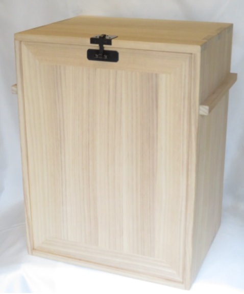 (卯月)平安 靖作 利休好 本桐 旅箪笥 上 【税込・送料込】【中古・超美品】