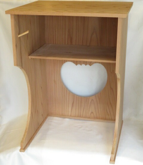 (卯月)抱清棚 木箱入 碌々斎好写 杉木地 固定式【税込・送料込】【中古・美品】