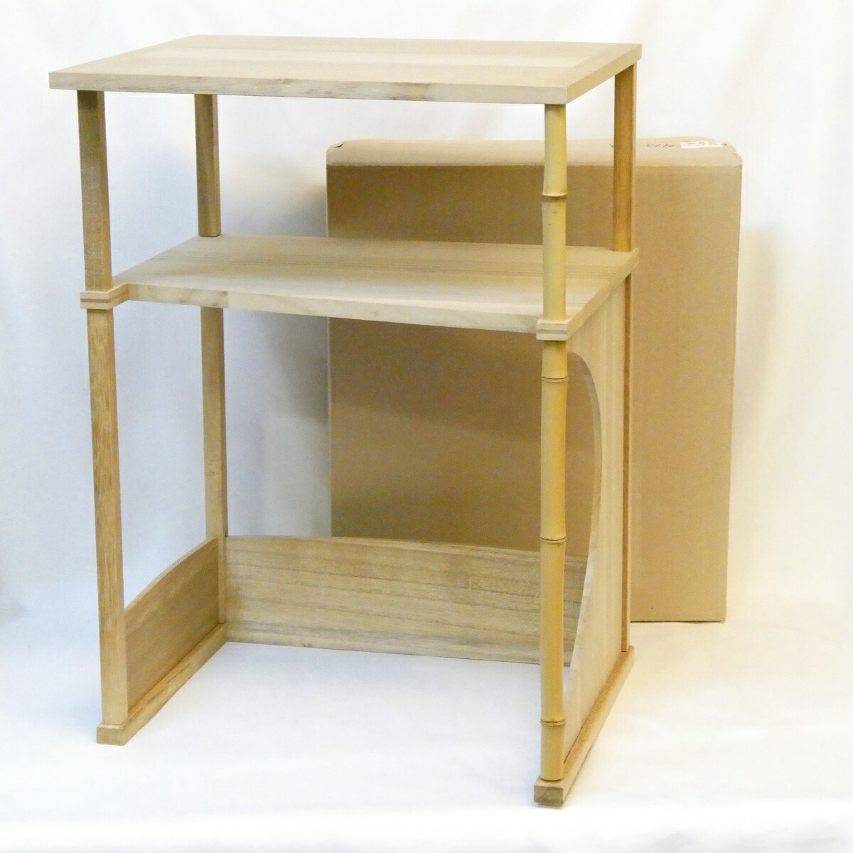 【組立式】猿臂棚 裏千家 圓能斎好写 茶道具【中古 美品】