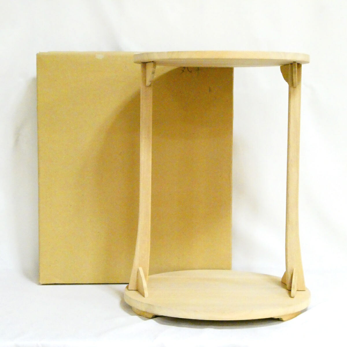 【茶道具】丸卓 利休好 桐木地 組立式 お稽古【中古 美品】