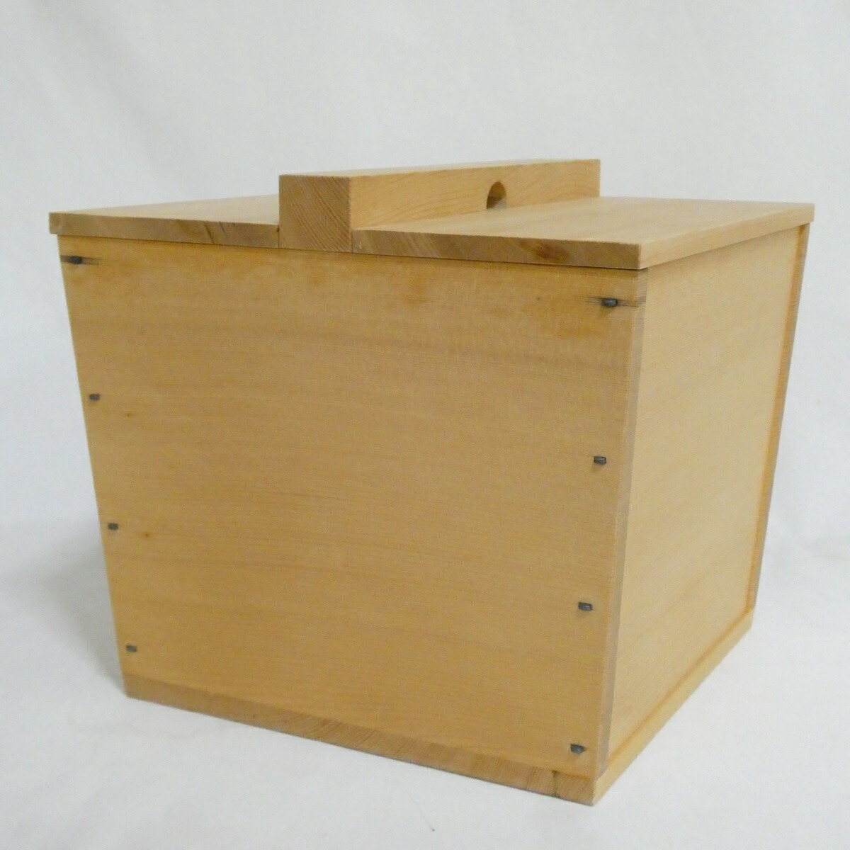 【十月の特売品】利休好写 木曽檜 釣瓶水指 釣瓶 茶道具【中古】